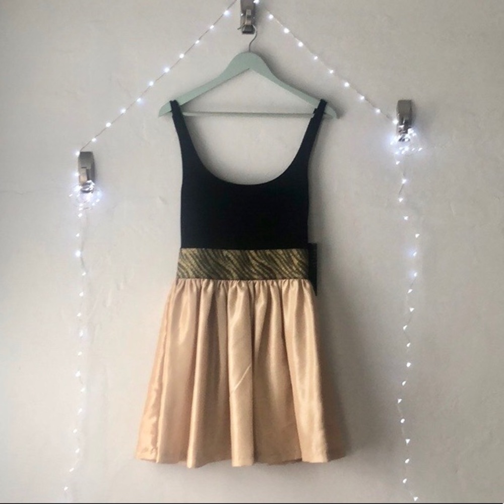BEBE- Zip Back Tank Dress